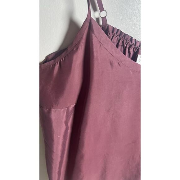 Athleta Calm Cool Cami Silky Plum Size 1X Plus Size Sleep Wear Spaghetti Straps - Picture 6 of 11